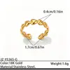 Anillo de Acero Inoxidable Estilo Océano de Verano, Cangrejo, Estrella de Mar, Concha Joyería de Moda, Acero de Titanio Chapado en Oro Accesorios de Playa Venta al por Mayor