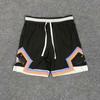 Pantalones Cortos de Baloncesto Aj Flying Man para Hombre Deportivos Casuales Estilo Americano Pantalones de Cuarto Sin Rodilla Verano Sueltos Transpirables Pantalones Cortos para Correr