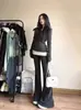 Traje deportivo de principios de otoño, chaqueta con capucha ajustada, estilo "old money" de otoño e invierno, chic de alta gama, conjunto súper popular 2026