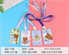 Lanyard Fosco Hello Kitty Desenho Animado Porta-Crachá Menina Panda Fofa Porta-Cartão Coração Porta-Cartão de Ônibus Acessório de Cartão de Refeição
