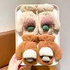 Guantes de Lana con Cuello Halter Estilo Ins Lindo para Niños, Guantes de Manopla Engrosados a Prueba de Viento y Frío, Guantes Cálidos para Otoño e Invierno