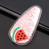 Acessórios de Cabeça Infantis Frutas Coloridas Glitter com Areia Movediça Presilha BB Estilo K Fofo Presilha Lateral para Bebê Acessórios de Cabelo Coração de Menina