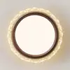 Lámpara de techo de madera de nogal negro para sala de estar, 6 luces, estilo chino moderno, lujo ligero, gama alta, protectora para los ojos, luminaria principal para dormitorio y pasillo