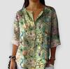 Nueva Camisa de Botón Único para Sitios Web Independientes, Moda Femenina Transfronteriza, Primavera/Verano 2025, Amazon, Moda Casual Europea y Americana, Manga Larga, Shopee
