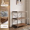 Prateleira de Armazenamento Multicamadas para Colocar Louças ao Lado da Mesa de Jantar, Adequada para Restaurantes de Fondue, Espetinhos, Churrasco, Armazenamento Sob a Prateleira para Sala de Estar e Cozinha