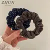 Goma para el pelo floral estilo coreano, simple para moño y cola de caballo, diadema versátil estilo Instagram, elegante banda elástica para el pelo
