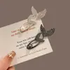 Pasador de Cola de Pescado con Diamantes Completos para Mujer, Elegante Pinza para Flequillo, Pinza Lateral de Alto Nivel, Pasador Versátil, Pinza de Pico de Pato de Nicho
