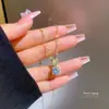Colar de zircônia cravejado de diamantes feminino versátil luxo leve colar simples design de nicho corrente da clavícula venda direta da fábrica