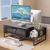 Armazenamento e Organização para Sala de Estudo Suporte de Resfriamento para Computador Suporte de Mesa Extraível para Computador de Escritório Suporte de Elevação para Computador