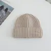 Gorro de Punto Cálido y Holgado para Otoño e Invierno, Resistente al Frío y al Viento, Versátil Sombrero de Lana Tejido para Circunferencia de Cabeza Grande, Corte Holgado
