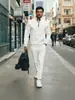 Amazon Transfronterizo Otoño Sudadera con Capucha de Manga Larga Cremallera Cuello Alto Tejido Waffle Longitud Media Bolsillo Nuevo Color Puro Conjunto de Pantalones Largos