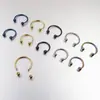 20g 0.8 Barra Fina Aço Inoxidável Joia para Piercing Haste C Bola Anel Ferradura Anel de Nariz Anel Universal CBR Unha de Sobrancelha Unha de Lábio