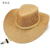 Chapéus de Cowboy Ocidentais para Homens e Mulheres, Chapéus de Sol para Viagens ao Ar Livre na Primavera, Verão e Outono, Chapéus de Jazz de Aba Larga de Xizang