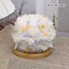 Hilo de mohair mezclado a mano con textura de pelo, hilo especial para bolsos de bricolaje, color caramelo, suave para sombreros hechos a mano, hilo para suéteres de ganchillo