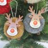 Pingente de Árvore de Natal Alce Decoração de Natal Pingente de Decoração de Árvore de Natal Pequeno Cervo Pendurado Novos Acessórios de Natal