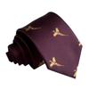 Corbata Jacquard de Animales de Dibujos Animados Estilo Retro Hong Kong Verde Oscuro Borgoña Camisa Floral Dibujada a Mano Casual Versátil Tendencia Ins para Hombre