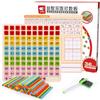 Tablero de Multiplicar Nueve-Nueve para Niños de Madera 1-100 Tablero Continuo Digital Educación Infantil Matemáticas Educativas Enseñanza Conciencia Cognitiva Tablero