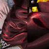 Tejido de satén de seda con glaseado de color rojo vino, degradado, pantalones falda cara de caballo Hanfu, tejido para vestido de novia, transpirable, amigable con la piel, brillo brillante