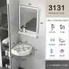Lavabo de Pared para Uso Doméstico, Juego de Lavabo para Baño en Balcón, Soporte Triangular Simple de Cerámica para Apartamentos Pequeños