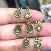 Accesorios estilo Xizang Pulsera de Cuentas de Buda Colgante Lateral Amarillo Colgante Pequeño un Ram Dai Zaki
