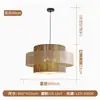 Lámpara Colgante Retro Estilo Japonés Wabi-Sabi con Estética Zen China para Salas de Té, Casas de Huéspedes, Cabinas de Restaurante, Habitaciones Privadas de Hotel y Mesas de Comedor con Focos