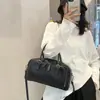 Bolsa Cruzada Simple Retro Personalizada de Fábrica para Mujer de Cuero Genuino Estilo Coreano Moda Primer Piso Piel de Vaca Bolso de Mano Hombro Venta al por Mayor