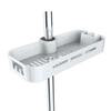 Nuevo tubo de ducha para baño sin perforaciones, cabezal de ducha, barra elevadora, bandeja para jabón, transfronterizo
