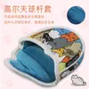 Capa para Taco de Golfe Gato Material PU à Prova d'Água Forro de Pelúcia Semicírculo em L Capa para Putter Capa para Taco de Madeira 1/3/5/Ut