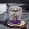 Cera de Gel para Aromaterapia Flor Real Vidrio Hogar Dormitorio Cumpleaños Ambiente Romántico Regalo Souvenir Navidad