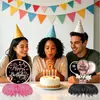 Decoración de Fiesta de Cumpleaños Rosa con Panal para Decoración de Mesa del 30 Cumpleaños Adornos de Panal