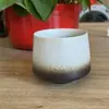 Caneca de Cerâmica Fornecimento Transfronteiriço Caneca de Café de Grés Retrô Venda por Atacado Caneca Individual Doméstica para Beber Água Caneca de Chá para Fogão