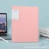 Pasta para partitura multicamadas A4, álbum transparente com páginas flip multicolorido de grande capacidade, pasta para armazenamento de provas