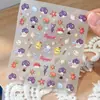 Versión Q de Qi Yu Shen Xinglian y Pegatinas Periféricas del Espacio Profundo Pegatinas para Uñas en Relieve Trasero Portalápices DIY Decoración para Taza de Agua
