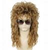 Pelucas de Cabello Rizado Era de los 60s, 70s, 80s para Hombres y Mujeres, Estilo Rock Punk Hip-Hop, Voluminoso
