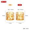 Material de hierro-aluminio trenza sucia extensión de cabello anillo de extensión de cabello tubo recto accesorios para extensiones de cabello fabricantes suministro directo embalaje en caja