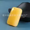 Colgante de Jade Beige Natural Marca Wushi Colgante de Jade Beige Amarillo Aceite de Pollo Fino Joyería para Hombres y Mujeres
