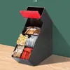 Caixa de Armazenamento Multifuncional para Balcão de Bar, Porta-Copos para Loja de Chá de Leite, Divisor de Copos, Caixa de Armazenamento para Canudos e Colheres, Porta-Copos Descartáveis, Cuidadosamente Selecionado