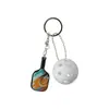 Chaveiro Cordão Pickleball Plástico Pe Bola Cordão de Nylon Leve Compacto Portátil Acessório da Moda Tendência
