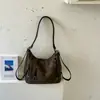 Bolsa tote de gran capacidad, color brillante, acabado mate, modelo nuevo 2026, elegante y versátil para el trabajo, se puede llevar como bolso de hombro, bolso cruzado o bolso de axila