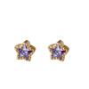 Pendientes de estrella de cinco puntas chapados en oro de plata esterlina S925 para mujer, sencillos, pequeños y exquisitos, con forma de hueso de oreja.