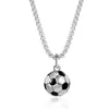 Colgante de acero de titanio con el número 7 de Ronaldo, collar para niño, estilo hip hop, regalo de recuerdo para su novio.