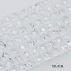 Pedras de Strass Transparentes para Nail Art Dongzhou 6mm Coração Pequeno Strass com Fundo Pontiagudo Acessórios DIY Strass em Formato de Coração Atacado Colorido