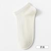 Calcetines de algodón de malla de verano para mujer, delgados, transpirables, anti-pilling, ins Tide, absorción de sudor, color sólido, calcetines de barco de Zhuji al por mayor