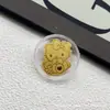 Pegatinas Populares de Oro Puro 999 para Teléfono Móvil de Dibujos Animados Kuromirabu Kt Cat Tienda Dorada Mismo Estilo Venta al Por Mayor Pequeños Regalos