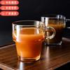Caneca de Café de Vidro Espesso Resistente ao Calor, Xícara de Chá com Alça, Xícara de Chá Empilhável, Exportada para o Oriente Médio