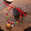 Pulsera de cuerda colorida del Festival del Bote Dragón Viento Nacional tejida a mano cuerda roja línea colorida cuerda de mano en la tienda pequeño regalo al por mayor