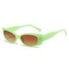 Nuevos Lentes de Sol Cuadrados Transfronterizos Estilo Europeo y Americano Modernos Lentes Color Caramelo Gafas de Sol Casuales Simples para Mujer