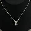 Collar Gargantilla con Colgante de Luna Ojo de Gato Estrella y Borla Dulce para Mujer Cadena Versátil para Clavícula Collar Super Hada Incrustado con Diamantes