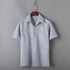 Camisa Casual de Verano de Manga Corta para Hombres de Mediana Edad y Ancianos Camiseta de Media Manga Holgada de Talla Grande para Papá Top Delgado para Abuelo
