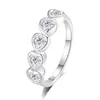 Anel Cruzado Europeu e Americano Prata de Lei S925 Diamante de Alto Carbono HW Estilo Ins Feminino Nicho Luxo Leve Anel de Zircônia Empilhado Rai Diamond